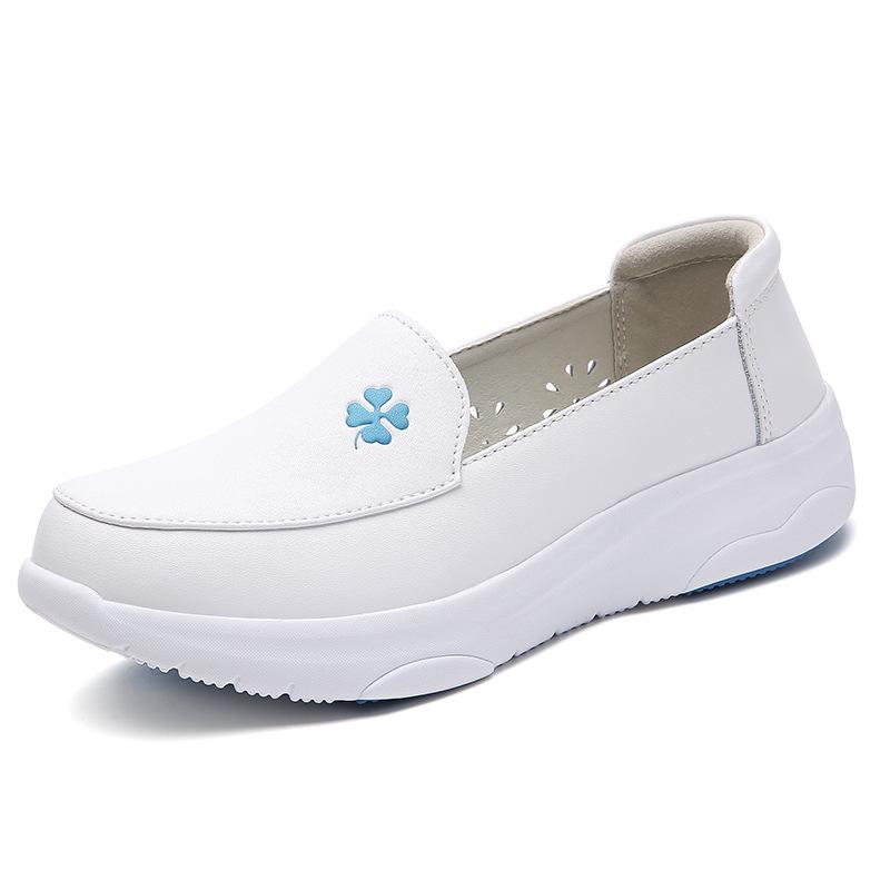 Women s Comfortable Non-Slip Nurse Shoes: Breathable, Odor-Resistant, Soft Sole, Thick Sole for Spring/Summer Healthcare Work. Size 34