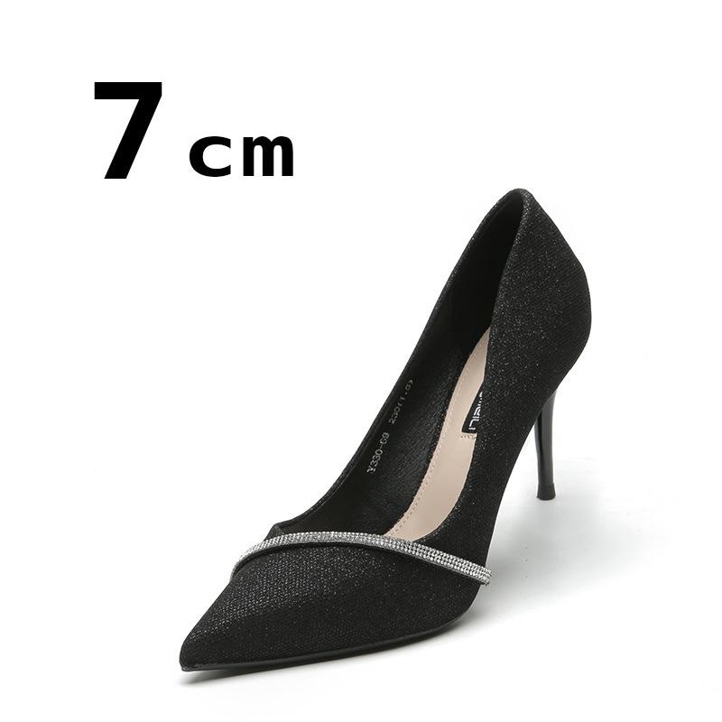 Fashion Women's Shoes Heel Trend New Spring Summer Pointy Wedding High-heeled Shoe Flashion Sexy Chic and Elegant Stiletto Pumps