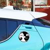 Cat Yin Yang Vinyl Decal Car Sticker Waterproof Car Decoration Body Bumper Rear Window Laptop Sticker