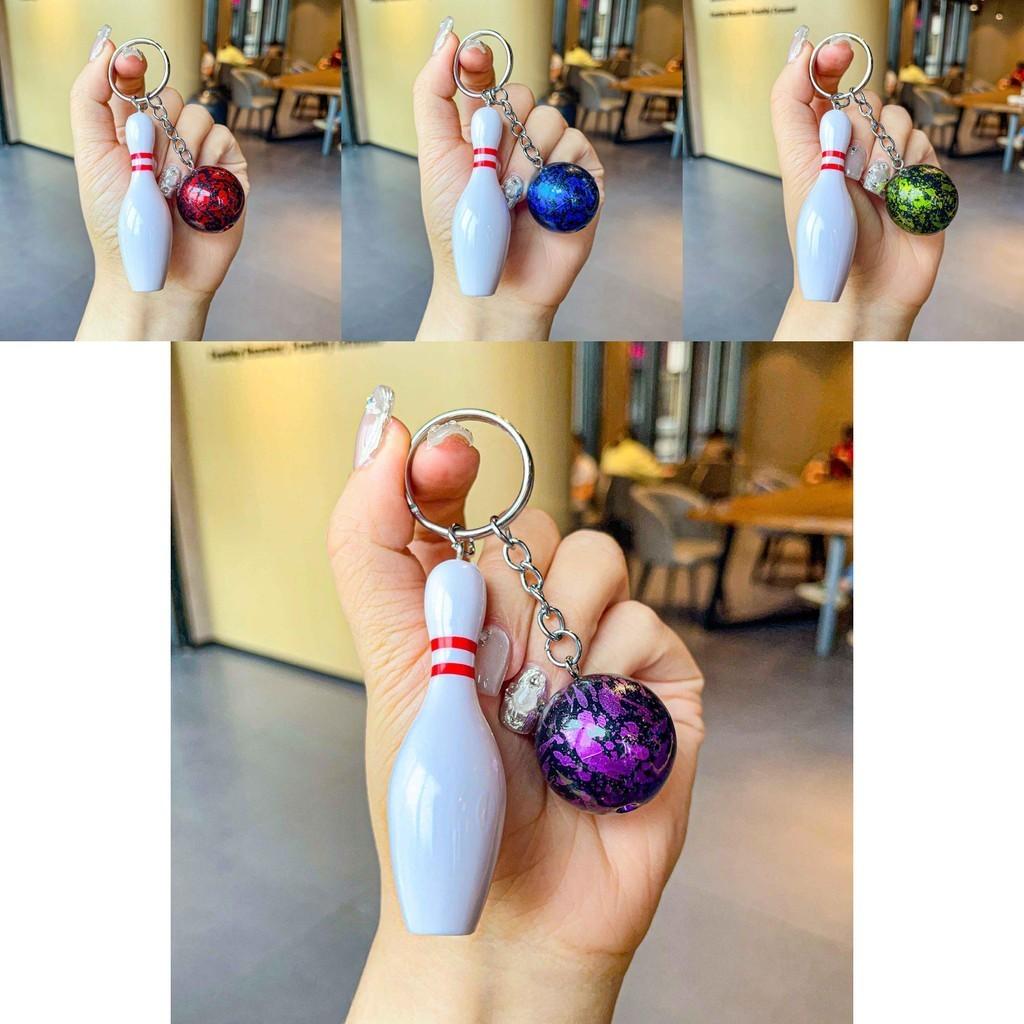 Miniature Bowling Keychain Ideal For Corporate Gifts And Event Promotions Silicone Design