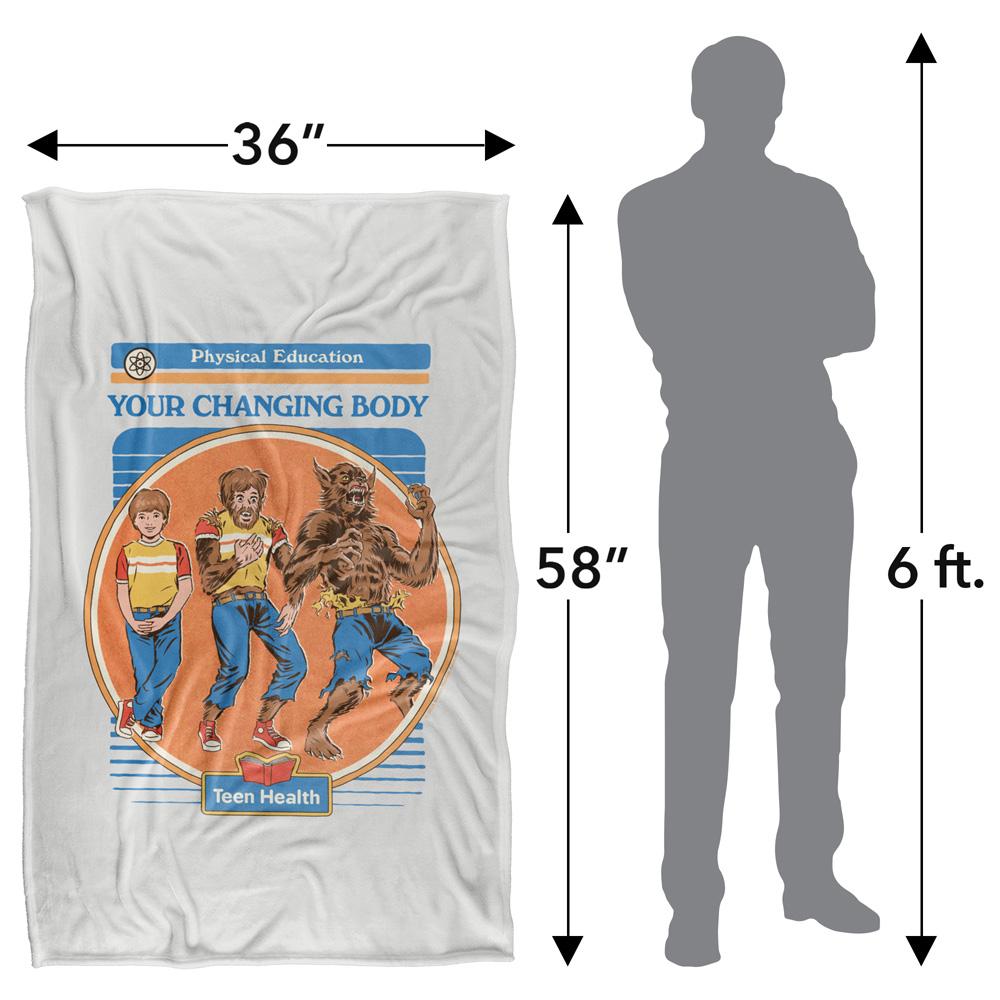 Steven Rhodes Your Changing Body Soft Touch Blanket