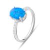 Silver Ring with Opal 0.813ct (2072508)