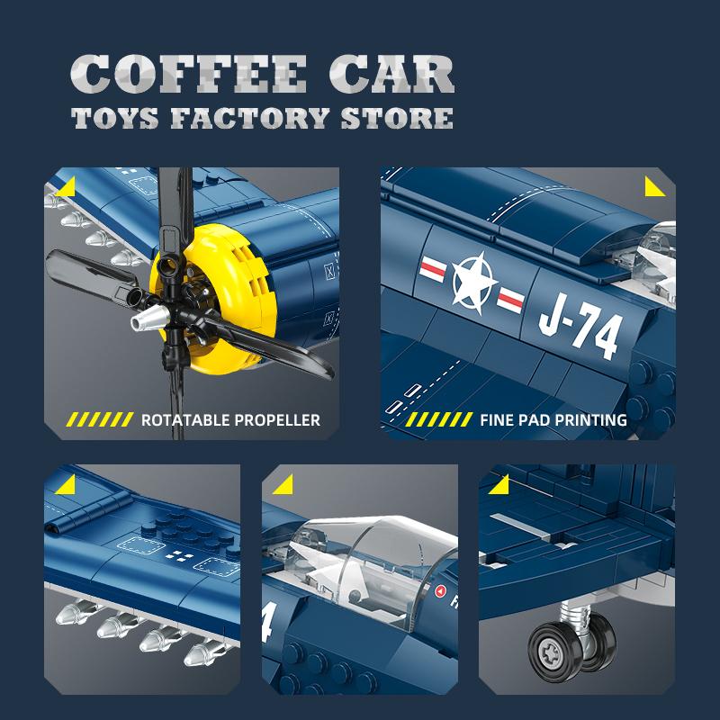 Non-Toxic Military Fighter Jets Moc Bricks 3D Model Creative Arms Warplane Building Blocks Plane Children Toys Kids Children Birthday Gift Diy