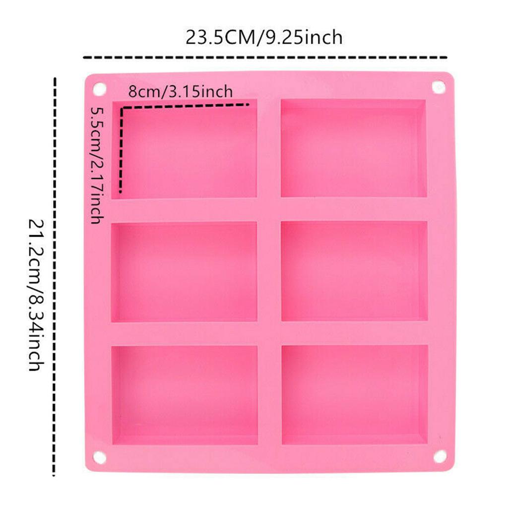 Silicone Soap Molds Heat Resistance And Reusable Baking Molds for Baking, Biscuit Chocolate Mold
