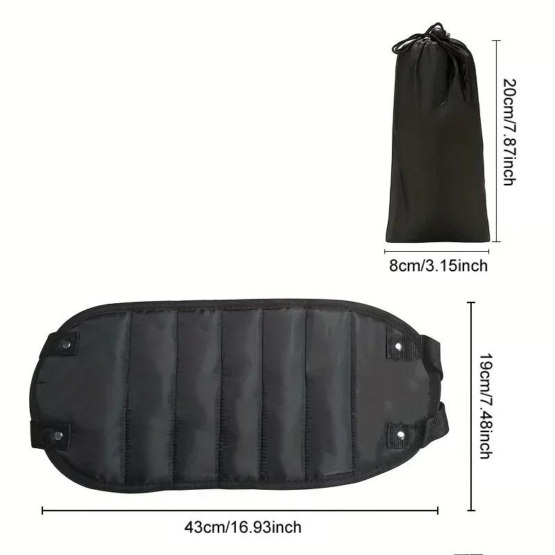 Compact Hammock Style Footrest with Adjustable Straps for Travel