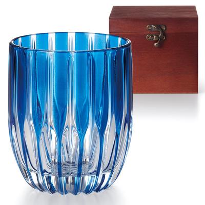 Dolce Duo Large Whiskey Rocks Glass Stylish Perfect for or As a Gift for (Includes Box) - Glass, Birthdays, Father's Day, Men. RY-1772