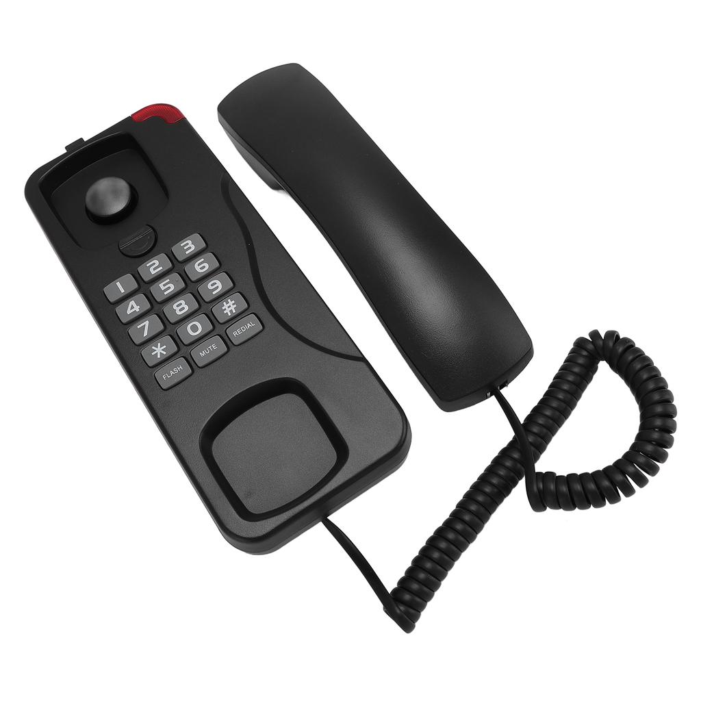 Corded Phone Wall Mount Old   Retro Landline Telephone Wired for Home Living Room   Hotel Use Last Number