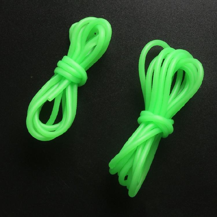 0.8/1/1.2/1.5/1.8/2mm Glow in Dark Tubing Fishing Rig Hook Line Sleeves Glow Tube Rig Tubing Soft Line Glow Pipe
