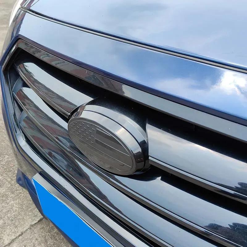 For Subaru Legacy 2015-2024 ABS Black Car Front Frame Cover Decorative Sticker Car Accessories
