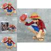 One Piece Luffy Sitting Pose Pvc Figure With Collectible Display For Anime Fans