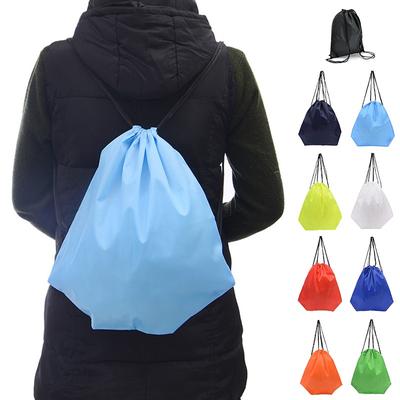 Secure and Waterproof School Drawstring Bag for Sports and Gym Activities