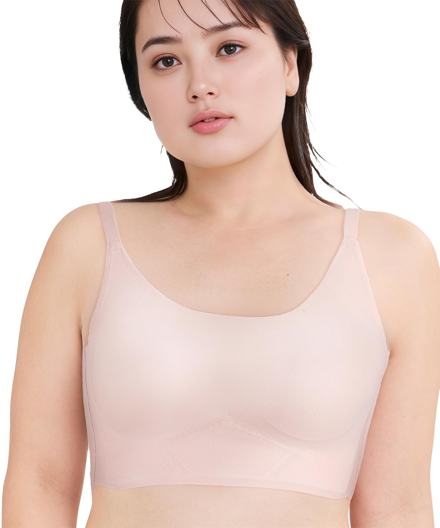 

Gocochi Wireless Bra by Cooling 3D Bust Bra Size BE CGG273 Wacoal, Type, Silhouette, Half-Top Top, Women s, 5L,