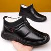 Men's Cotton Shoes Winter Velvet Warm Men's  Soft Sole Non-slip Middle-aged and Elderly Dad Fashion Men's Shoes