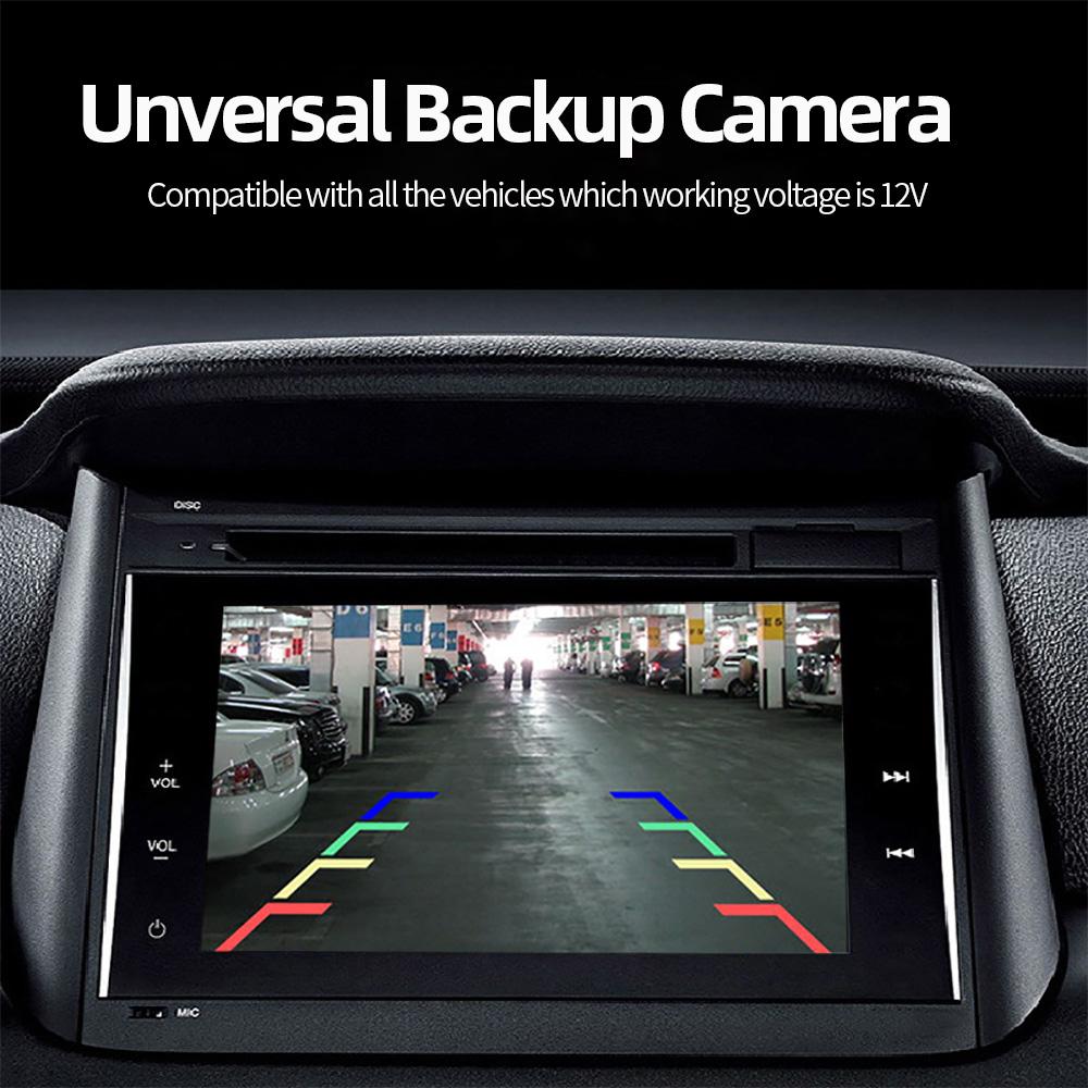 High-definition reversing camera front rear view camera blind spot parking auxiliary CCD butterfly waterproof and sunscreen nigh