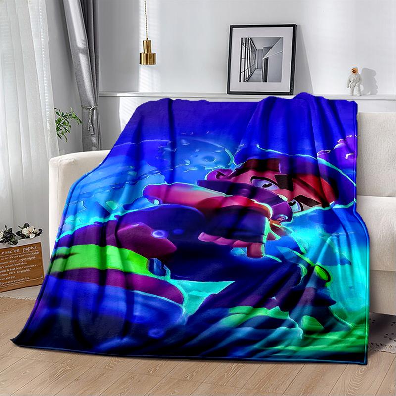 2025 New Style Brawlls  Cartoon Game Blanket,Soft Throw Blanket for Home Bedroom Bed Sofa Travel Picnic Cover Kid Gift