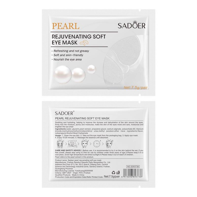 Sadoer Caviar Eye Mask Tablet Set Hydrating & Moisturising Eye Eye Mask Series