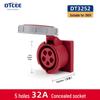Second Gen IP67 Industrial Aviation Socket Connector 16A/32A, 3-Core/4-Core/5-Core, Non-Explosion-Proof