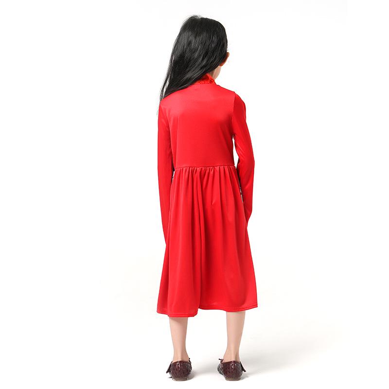 Dívčí cosplay kostým Mulan z hraného filmu na Halloween