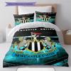 Newcastle United Patronen Beddengoed Set Dekbedovertrek Kussensloop Woondecoratie Cadeau (1 dekbedovertrek + 2 kussenslopen, zonder binnenkussen)