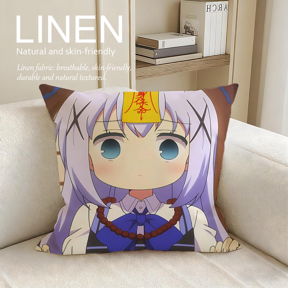 Cute Is the Order a Rabbit Cushion Cover Pillowcase Set Pcs x x Breathable Washable Sofa Cushion Cover