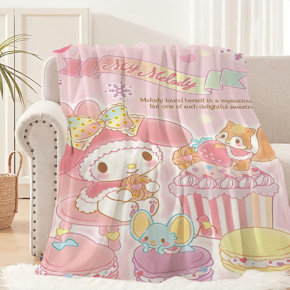 Warm Weich Plüsch Nickerchen Meine Decken Sofa für Wohnen Niedlich Zimmer Büro Cartoon M-Melody Schlafzimmer Zuhause Reise Kind Geburtstagsgeschenke Flanell