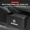 Hanging Car Trash Can Auto Emblem Garbage Box Accessories for Suzuki Jimny Samurai S-Cross SX4 GW250 Swift XL-7 ALTO IGNIS Accessories