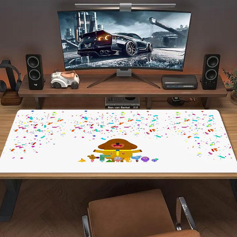 Hey Duggee Large Size Mouse Pad Large Gaming Table Cushion Non-slip Laptop Tablet Big Mousepad XXL Mat Mini PC Playmat With Lock edge