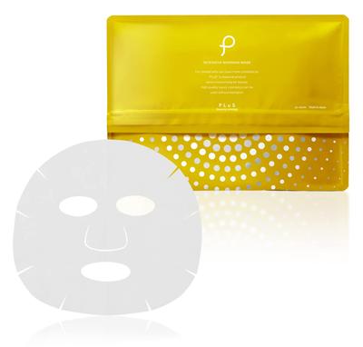 PLuS Sheet Mask Intensive Morning Mask Pack Lotion Morning Moisturizing Texture Tightening Sheet Mask Beauty Pack Made In Japan (30 Pieces)