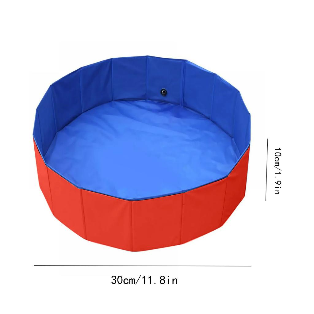 Haustierpool Tragbare Schwimmwanne Faltbare Hundebadewanne Faltbare Haustierbadewanne Hundebadewanne Outdoor Indoor Zusammenklappbarer Bade-Pool