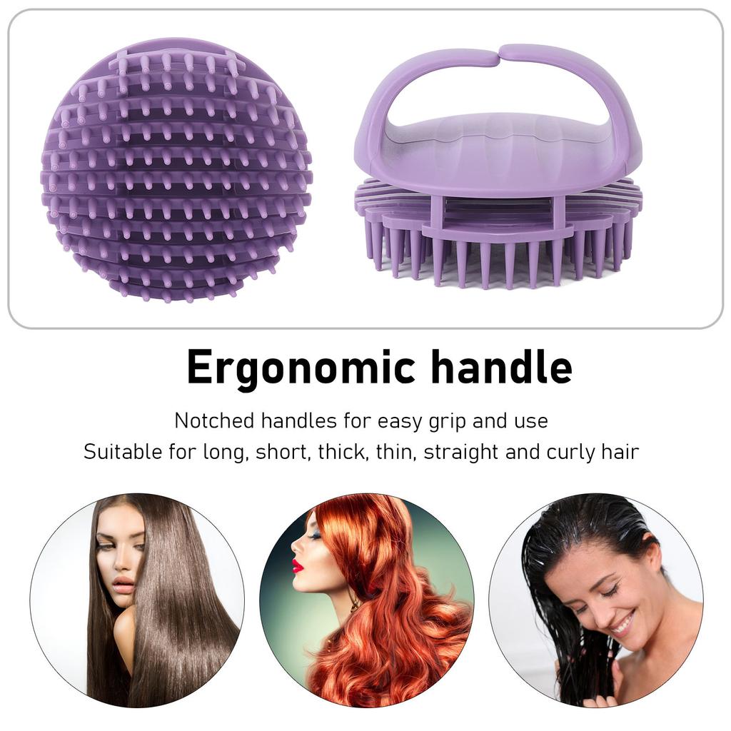 Masażer do skóry głowy Multifunkcyjny masażer do skóry głowy Szczotka do szamponu TPE Skrobak do skóry głowy na łupież Swędzącą łuszczącą się skórę głowy