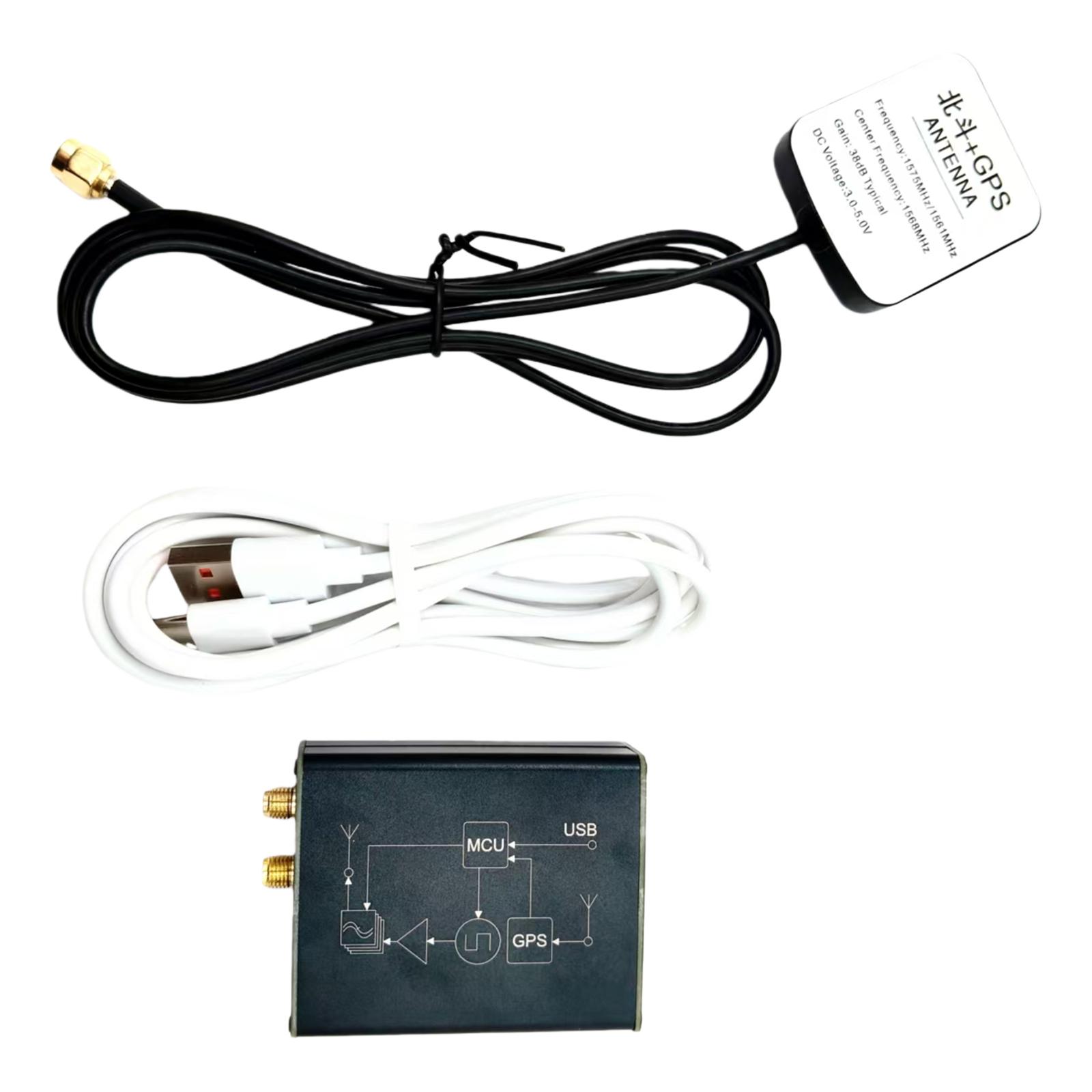

1-30MHz SI5351 WSPR Transmitter Device with TCXO and GPS Automatic QTH Positioning 23dBm for Test Measurement Tool Accessory чорний