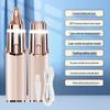 Women's 2-in-1 Electric Eyebrow & Bikini Razor, Portable Lipstick Shaver, Full Body Hair Remover