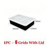 4/6/8/15 Grids Ice Cube Molds Food Grade Silicone Ice Cube Flexible Ice Molds with Lids Big Square Cubed Ice Trays for Whiskey 5