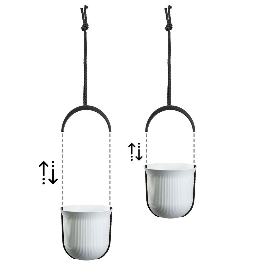 Hängende Pflanzschale Aera Hang Weiß 17,9 cm