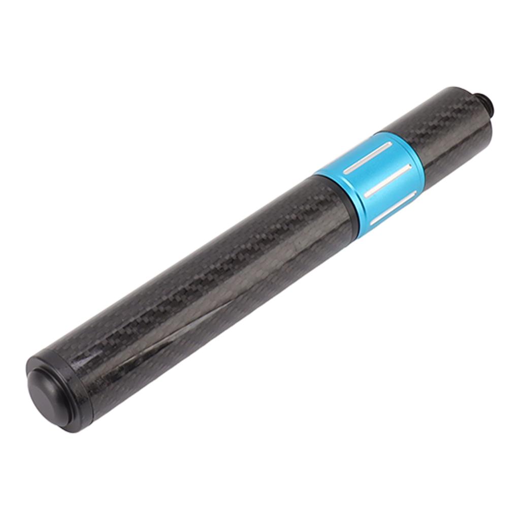 Billiards Pool Cue Extension Carbon Fiber Billiards Stick Telescopic Extension for PERI Black and Blue