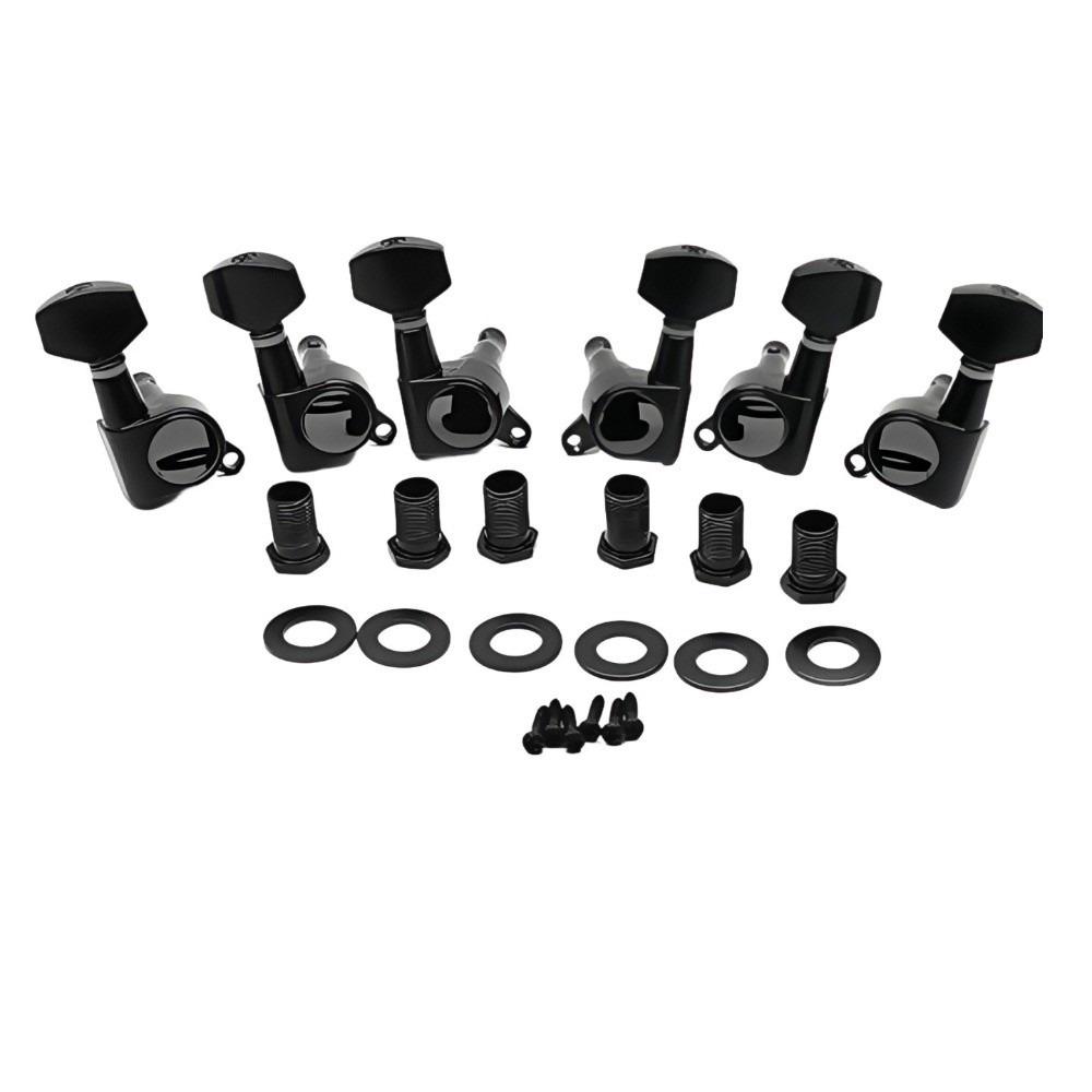 3L3R Configuration Classical Guitar Tuners Keys Totally Closed Locking Tuners  Stringed Instruments