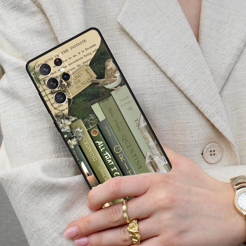 Book Lover Case Cell Phone Case for Samsung Galaxy S26 Ultra S25 S24 S23 S22 S21 S20 Note10 Cover