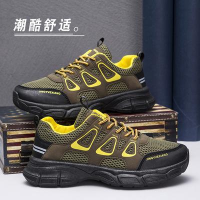 Lente en Herfst herenschoenen militaire training outdoor wandelschoenen sport vrijetijd ademend antislip slijtvast schokabsorberende wandelschoenen