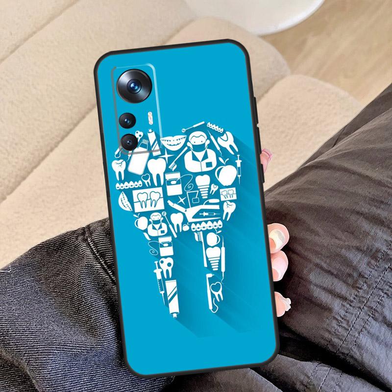 Dentist Tooth Dental Hygienist Case For Xiaomi 13 14 15 Ultra 11T 12T 13T 14T Pro Cover For POCO X7 X3 X5 X6 F5 F6 F7 Pro