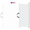 Pet Barrier Extendable White 102.5 x 125 cm