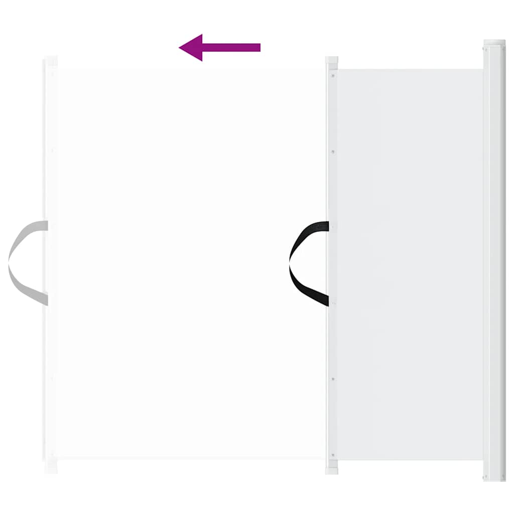 Pet Barrier Extendable White 102.5 x 125 cm