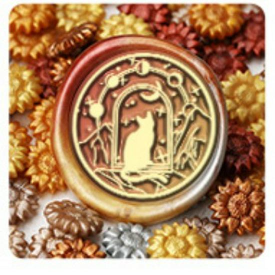 Huidisi Pearlescent Sunflower Mixed Color Sealing Wax Granules for Stamps