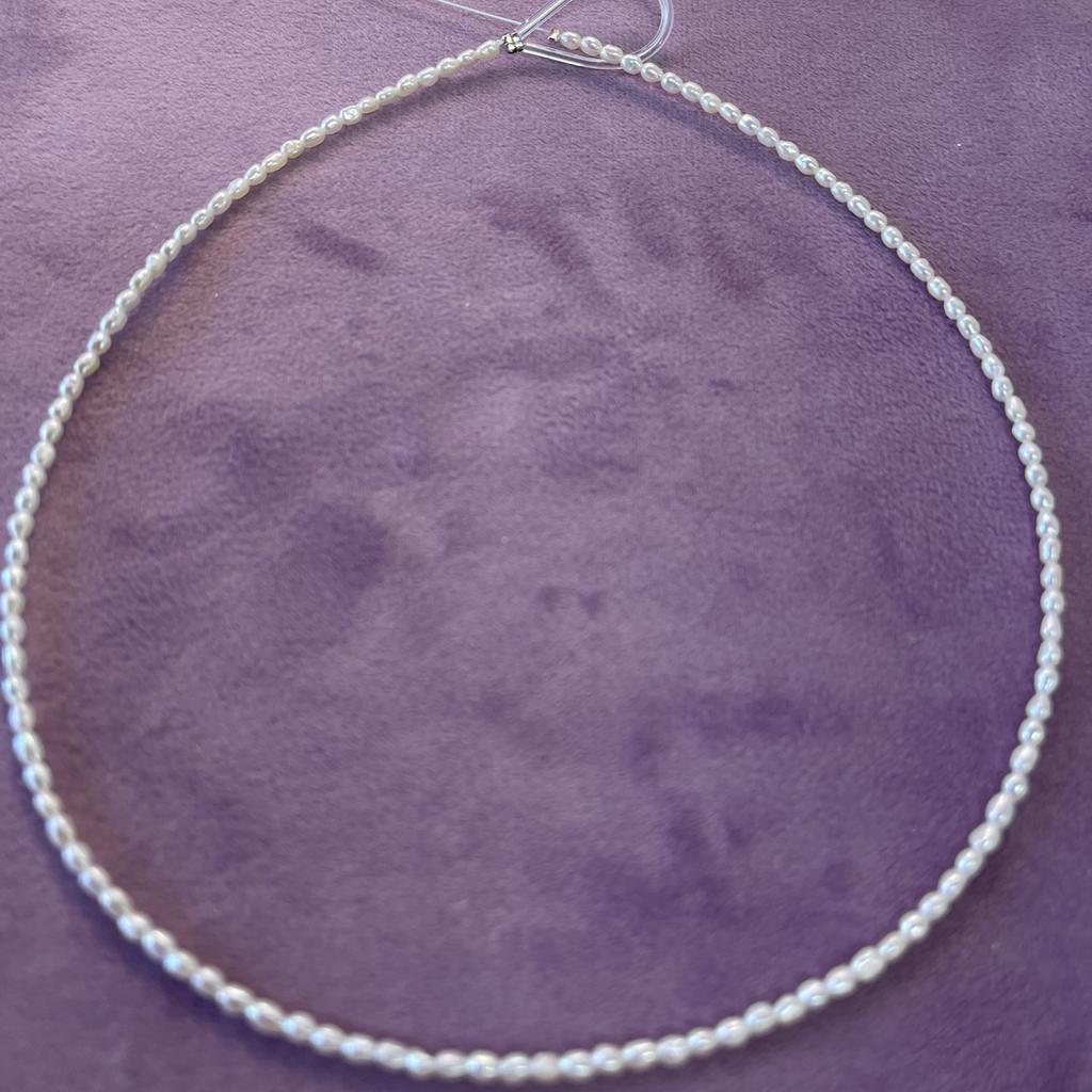 Hvit Ris Små Perler 2-3mm For Smykkefremstilling DIY Halskjede Armbånd Øredobber Tilbehør