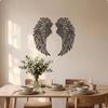 Feathered Angel Appendages Wall Decor Steel Decoration Cutout