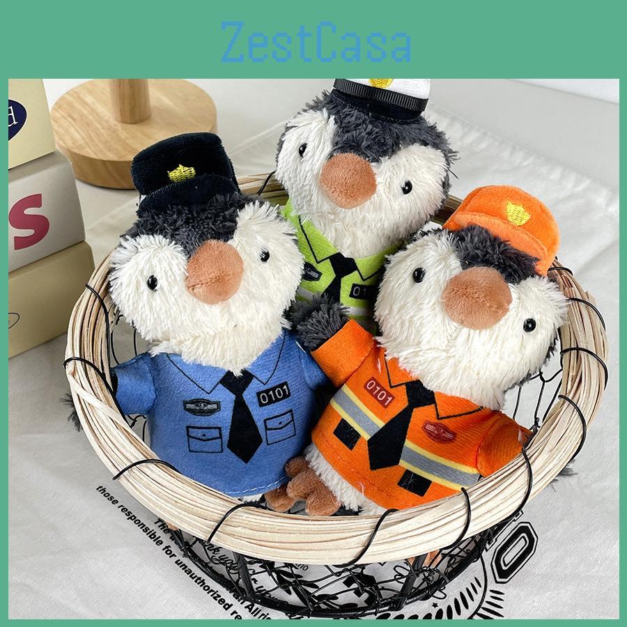 Penguin Delightful Plush Keychain Cute Animal Doll For Firefighter And Police Lovers