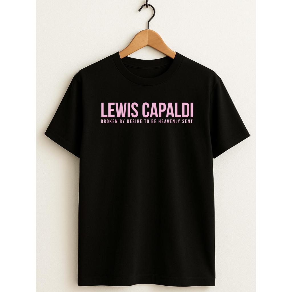 Unisexs Tshirt Lewis Capaldi TShirt Broken By Desire To Be Heavenly Sent Fashion Streetwear Unisex Fan Inspired Tee