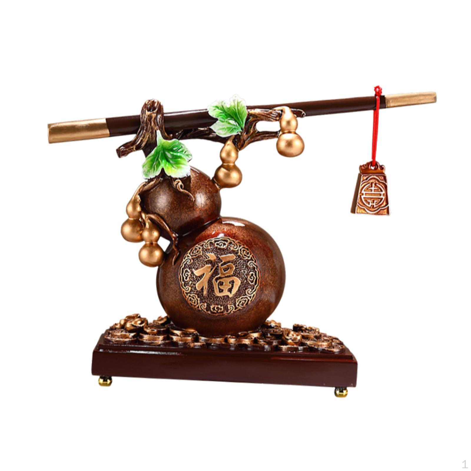 

Колекційна фігурка-скульптура з гарбуза, унікальний дизайн для експозиції на кухні, у спальні коричневий