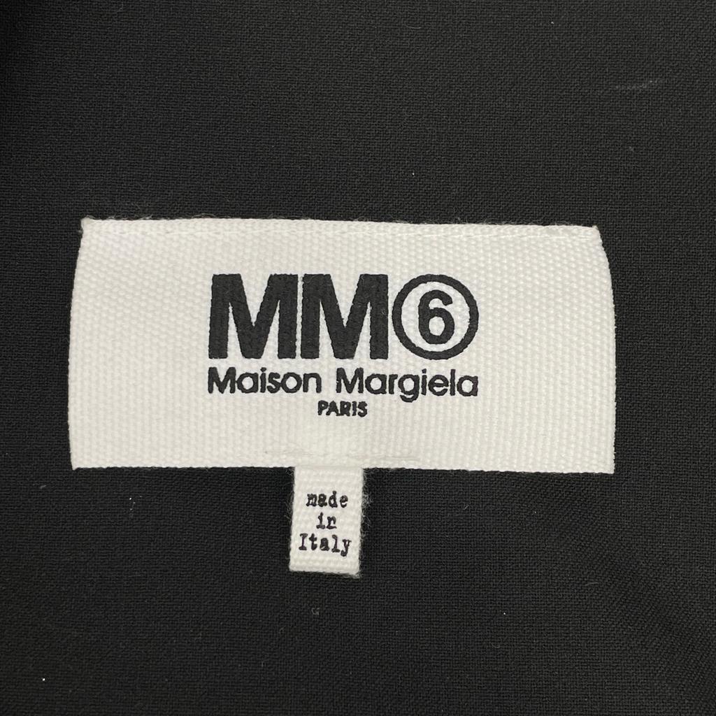 MM6 22 year old S62CT0214 Black wide neck mini dress dress 38 blackUsed
