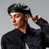 Reck Hatter Echtes Leder Schiebermütze Lamm Größen Wintermütze, Herren, Leder, RH-510, Schwarz, Verfügbar, Frühling, Herbst,