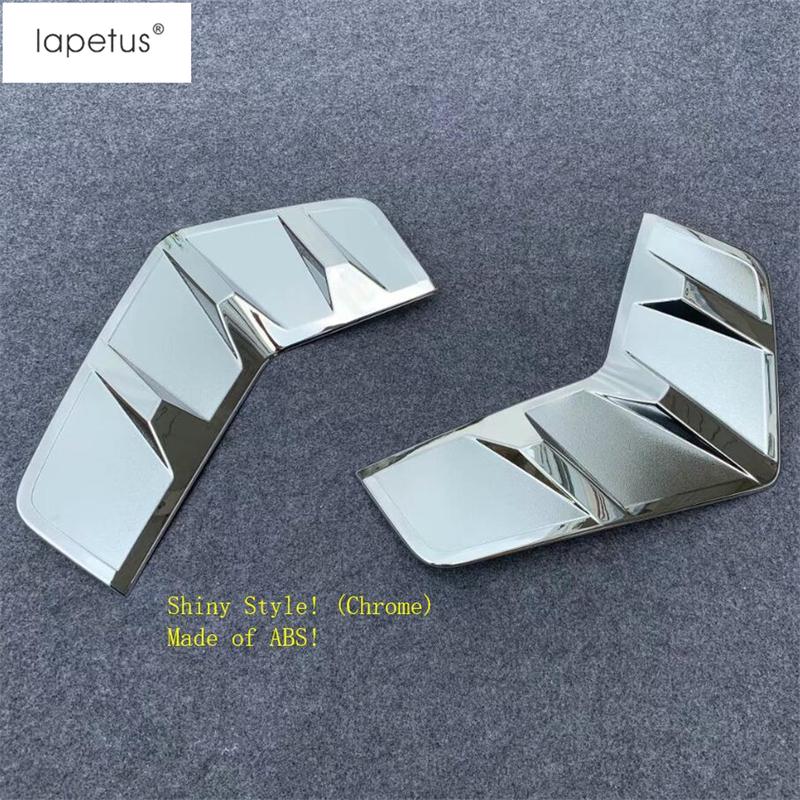 Front Fog Light FogLight Lamp Eyelid Eyebrow Decoration Cover Trim For TOYOTA RAV4 RAV 4 XA50 - 2024 ABS Chrome Accessories